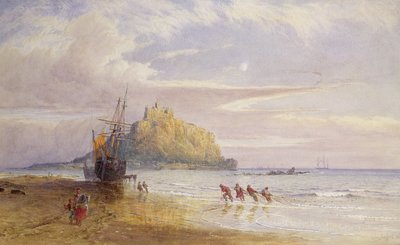 Una tarde de septiembre, Monte de San Miguel, Cornualles de John Mogford